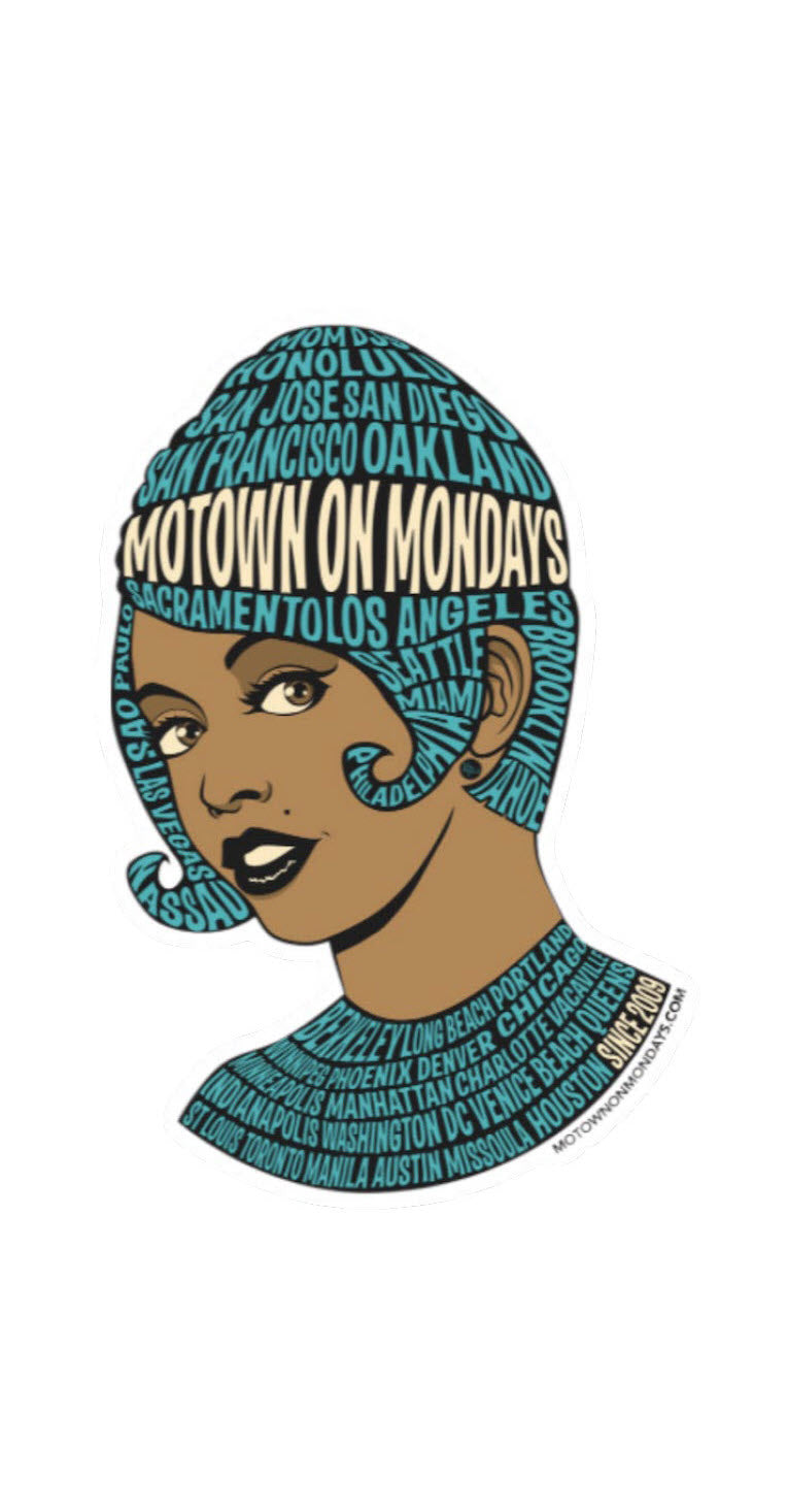 Motown On Monday Sticker