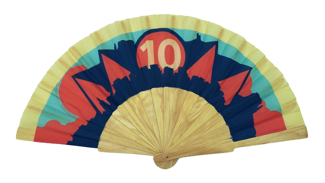 Motown on Monday Folding Fan - 10 Year Anniversary